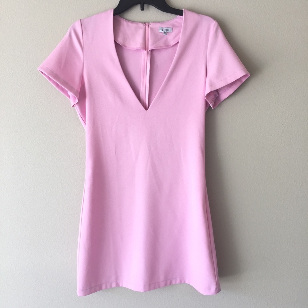 Tobi Deep V Dress